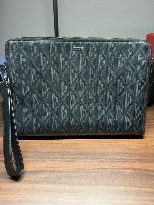 Christian Dior A4 Diamond pouch